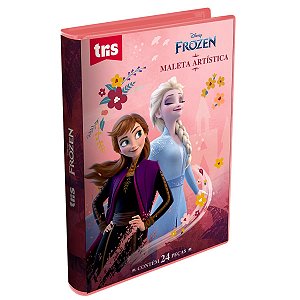 Maleta Artística Frozen 24 peças