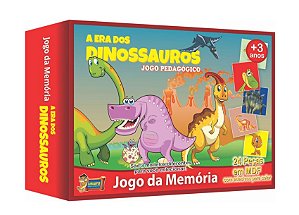 Jogo da Memória Dinossauros 24 peças - URIARTE