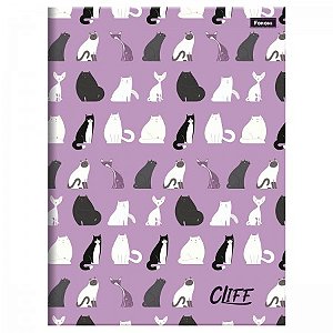 CADERNO BROCHURA GRANDE CAPA DURA CLIFF 80 FOLHAS