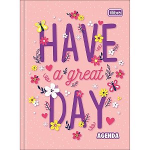 Agenda Costurada Diária 12,3 x 16,6 cm Pepper Permanente Feminina