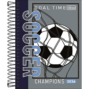 Agenda Espiral Diária 11,7 x 16,4 cm D+ Masculina 2026