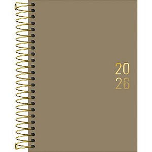 Agenda Executiva Espiral Diária 12,9 x 18,7 cm Napoli Cores 2026