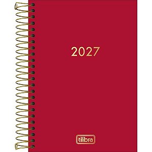 Agenda Executiva Espiral Diária 12,9 x 18,7 cm Napoli Cores 2027