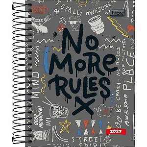Agenda Espiral Diária 11,7 x 16,4 cm Pepper Masculina 2027