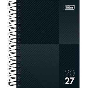 Agenda Espiral Diária 12,9 x 18,7 cm Zip 2027