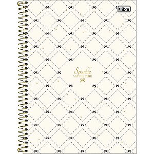 CADERNO ESPIRAL CAPA DURA UNIVERSITÁRIO 12 MATÉRIAS WEST VILLAGE 192 FOLHAS