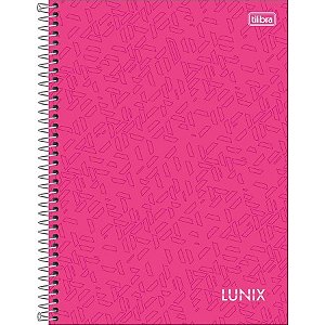 CADERNO ESPIRAL CAPA DURA UNIVERSITÁRIO 10 MATÉRIAS LUNIX 160 FOLHAS
