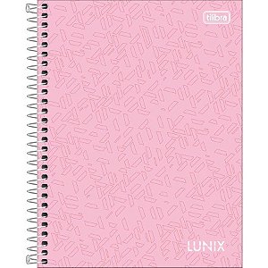 CADERNO ESPIRAL CAPA DURA COLEGIAL 1 MATÉRIA LUNIX 80 FOLHAS