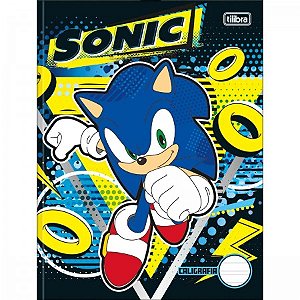 CADERNO DE CALIGRAFIA BROCHURA CAPA DURA UNIVERSITÁRIO SONIC 40 FOLHAS