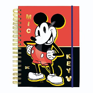 Caderno Smart Universitário com folhas e divisórias reposicionáveis Disney Mickey