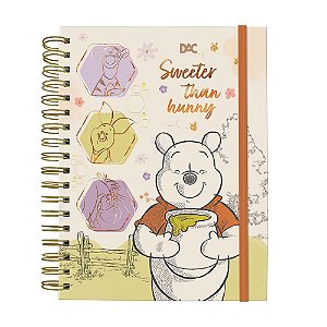 Caderno Smart Colegial com folhas reposicionáveis 90g DAC Disney Pooh