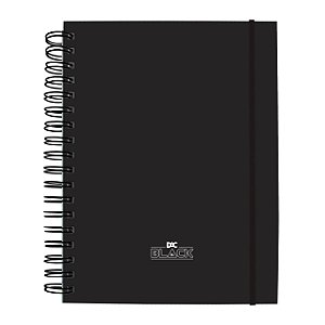 Caderno Smart Colegial com folhas e divisórias reposicionáveis DAC ALL BLACK