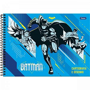 Caderno Cartografia Capa Dura Batman