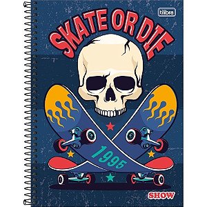 CADERNO ESPIRAL CAPA DURA UNIVERSITÁRIO 1 MATÉRIA SHOW MASCULINO 80 FOLHAS