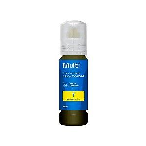 Refil de Tinta para Impressora Epson T504/544 100ml Amarelo Multi - RF030