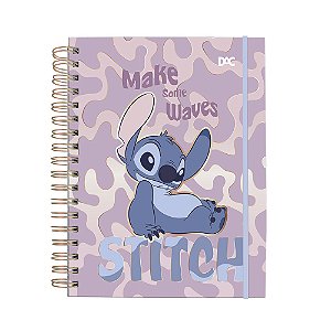 Caderno Smart Mini – com 80 folhas reposicionáveis 90g – Disney Stitch