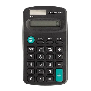 Calculadora de Bolso B3401 - 8 Dígitos Bazze