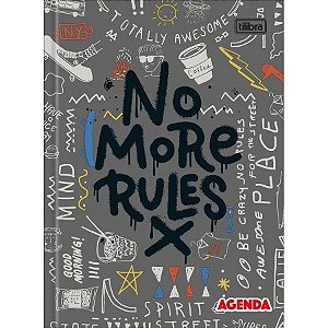 Agenda Costurada Diária 12,3 x 16,6 cm Pepper Permanente Masculina