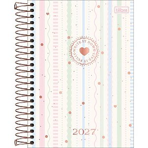Agenda Espiral Diária 12,9 x 18,7 cm Soho 2027