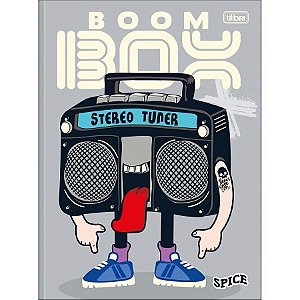 Caderno Brochura Capa Dura Universitário Spice 80 Folhas