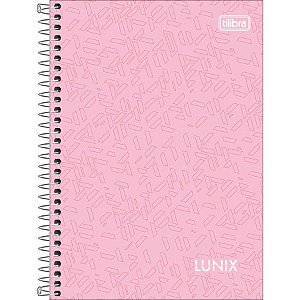 Caderno Espiral Capa Dura 1/4 Lunix 160 Folhas