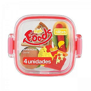 Borracha Lancheira Foods - Pote com 4 unidades