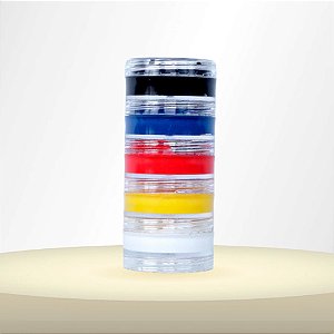Pintura Facial Tinta Cremosa 5 Cores Primária Rostinho Pintado