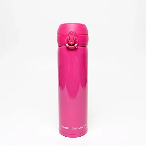 Garrafa Térmica Pink Vibes 340Ml Leoarte