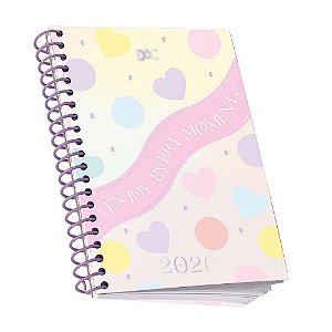 Agenda DAC Enjoy A5 com espiral 2026