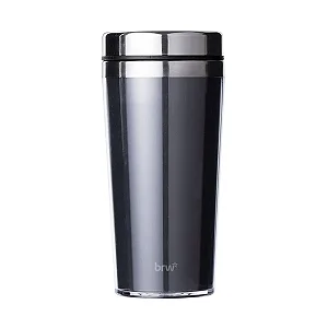 COPO METÁLICO TÉRMICO 450ML - PRETO - BLACK - BRW