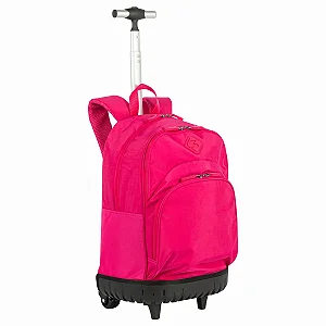 Mochila Carrinho Externo com Base Rígida Sestini Rolling Crinkle 2 Rosa - Pink