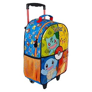 Mochilete Escolar 16 Pokemón Pokebola