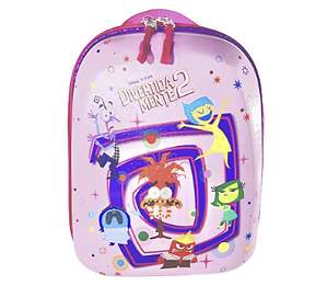 Mochila Infantil Divertidamente Maxtoy Diplomata com Alça de Costas
