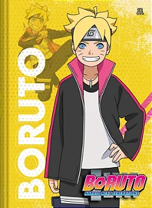 Caderno Brochurão Naruto Capa Dura Costurado 48 folhas
