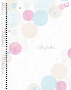 Caderno Universitário 1 Matéria Capa Billy Balls