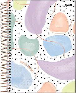 Caderno Universitário Capa Dura La Crenme 12 Matérias 192 Folhas