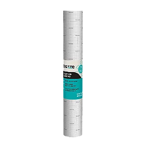 Plástico Adesivo Transparente 45cm x 10m - 80 Micras - 1 Rolo - Bazze
