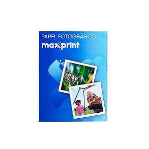 Papel Fotográfico Glossy Maxprint A4 180g 50 Folhas