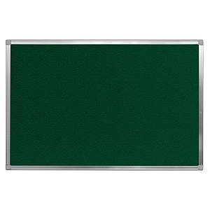 Quadro de Avisos Feltro Moldura Alumínio 100x70cm - Stalo