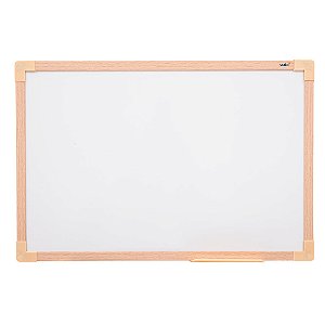 Quadro Branco UV Moldura MDF 120X90cm Linha Soft