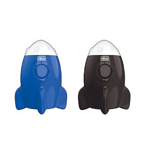 Apontador 1 Furo com Depósito Foguete Sortido Tilibra - Unidade