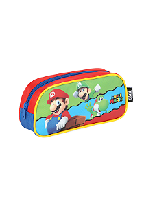 Estojo Simpls Super Mario EI42534 Vermelho