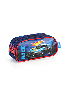 Estojo Triplo Hot Wheels EI42595 Vermelho