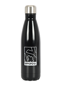 Garrafa De Aço Inoxidável Up4You 500Ml Preto