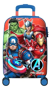 Mala de Viagem Bordo com Rodas 360° Vingadores