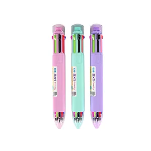 Caneta esferográfica 0.7mm 8 cores Candy Sortidos - Unidade
