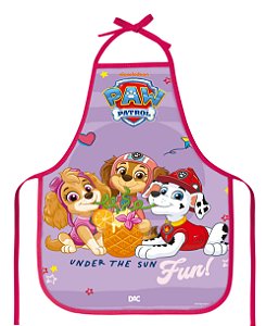 Avental Infantil PVC Patrulha Canina Fem
