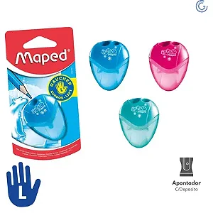 Apontador I-Gloo Para Canhoto 1 Furo Com Depósito Sortidos - Unidade