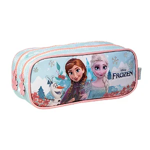 Estojo Duplo Escolar Frozen