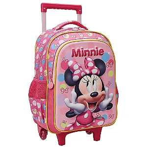 Mochilete Escolar 16 Minnie Relevo